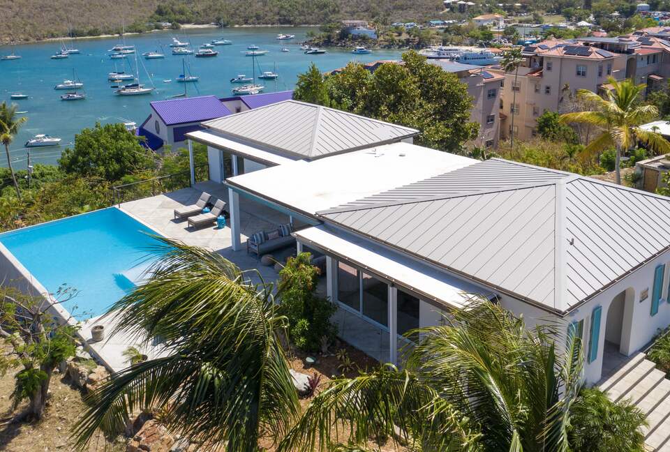 Tropical Panorama Cruz Bay Retreat | Unbeatable location in private/ compound | Walk to Town - Estate Enighed, Virgin Islands, U.S.
