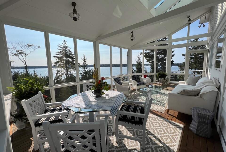 Boothbay Harbor - Spruce Point Stunner | Waterfront With Deep Water Dock Access - Boothbay Harbor, Maine