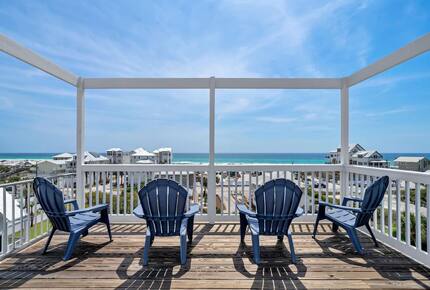 Paradise Lookout Beach Home | Private Heated Pool, 4 min walk to Beach, Amazing Views, Sky Deck - Inlet Beach, Florida