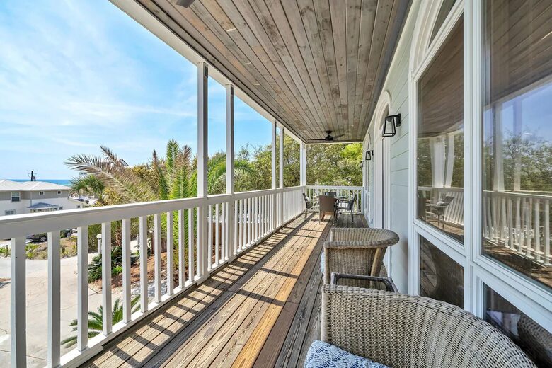 Paradise Lookout Beach Home | Private Heated Pool, 4 min walk to Beach, Amazing Views, Sky Deck - Inlet Beach, Florida