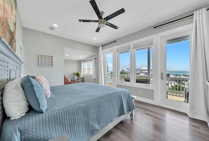 Paradise Lookout Beach Home | Private Heated Pool, 4 min walk to Beach, Amazing Views, Sky Deck - Inlet Beach, Florida