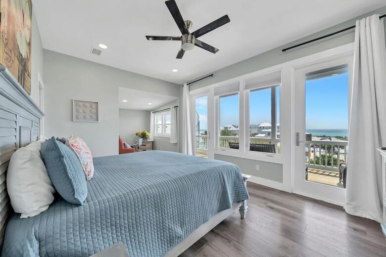 Paradise Lookout Beach Home | Private Heated Pool, 4 min walk to Beach, Amazing Views, Sky Deck - Inlet Beach, Florida