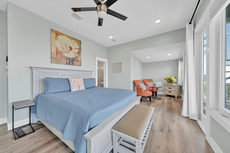 Paradise Lookout Beach Home | Private Heated Pool, 4 min walk to Beach, Amazing Views, Sky Deck - Inlet Beach, Florida