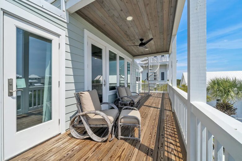 Paradise Lookout Beach Home | Private Heated Pool, 4 min walk to Beach, Amazing Views, Sky Deck - Inlet Beach, Florida