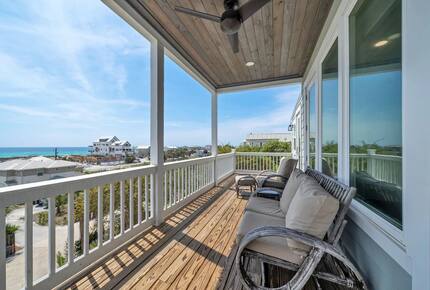 Paradise Lookout Beach Home | Private Heated Pool, 4 min walk to Beach, Amazing Views, Sky Deck - Inlet Beach, Florida