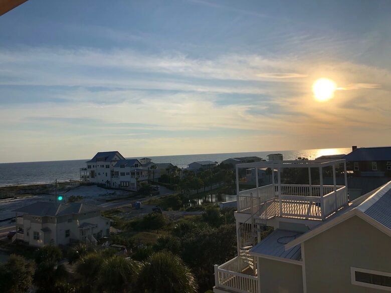 Paradise Lookout Beach Home | Private Heated Pool, 4 min walk to Beach, Amazing Views, Sky Deck - Inlet Beach, Florida