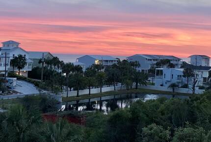 Paradise Lookout Beach Home | Private Heated Pool, 4 min walk to Beach, Amazing Views, Sky Deck - Inlet Beach, Florida
