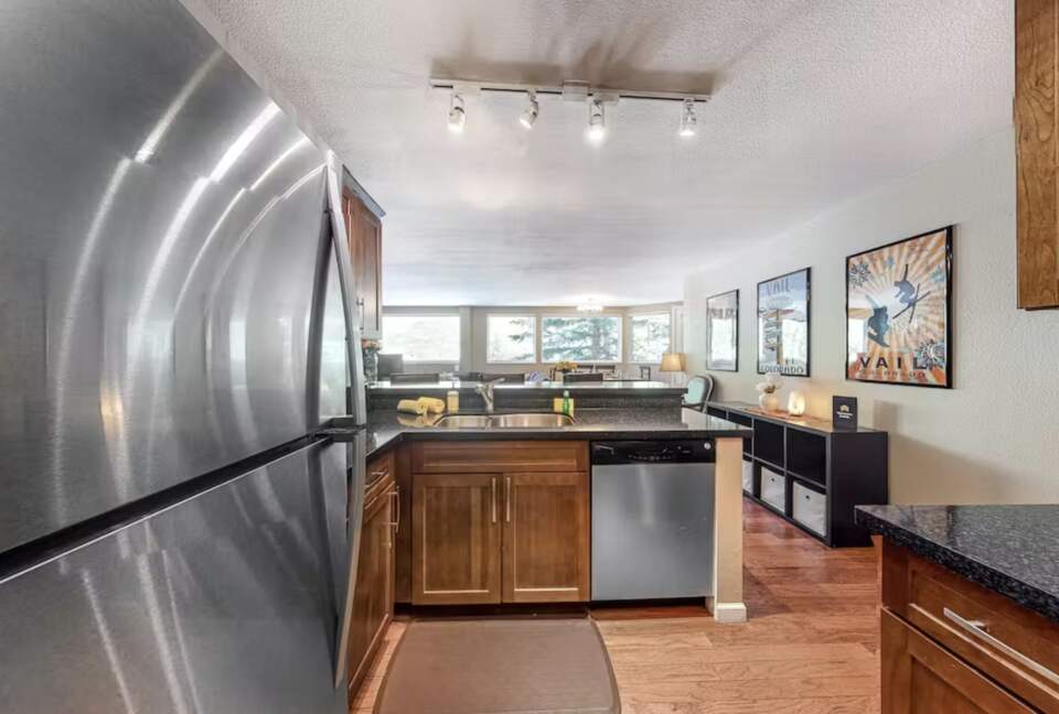 Kitchen Amenities, includes dishwasher and full fridge, freezer