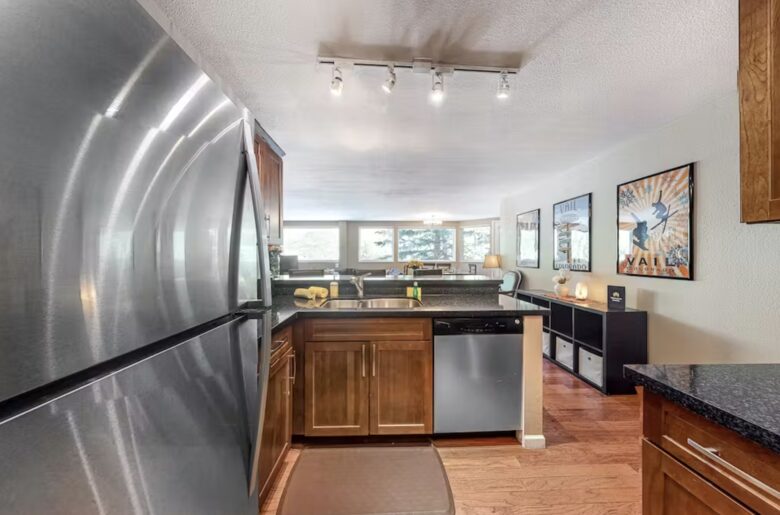 Kitchen Amenities, includes dishwasher and full fridge, freezer