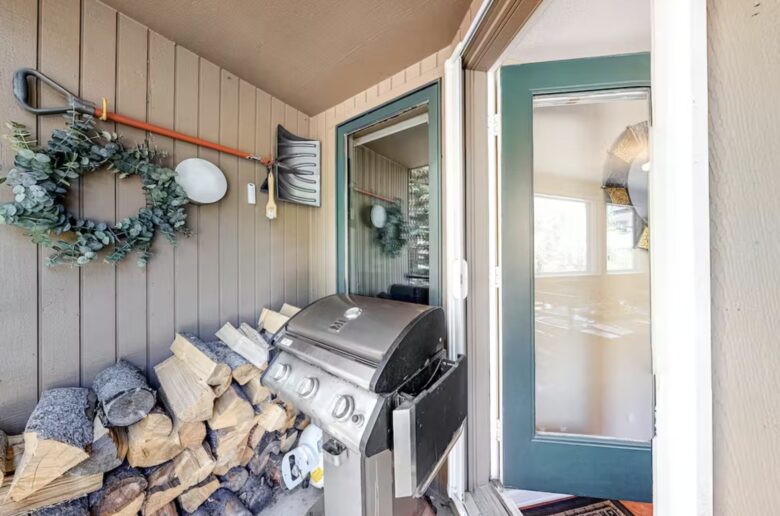 BBQ on private balcony