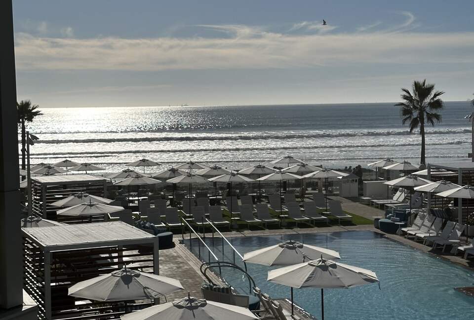 View from the balcony looking left