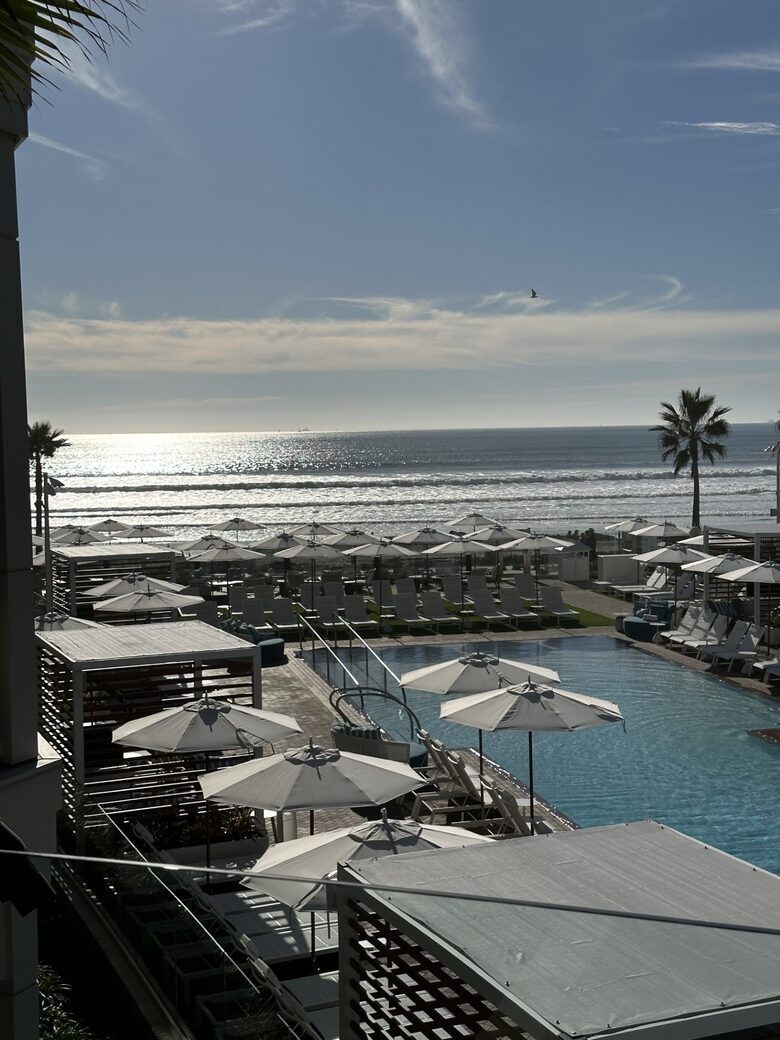 View from the balcony looking left