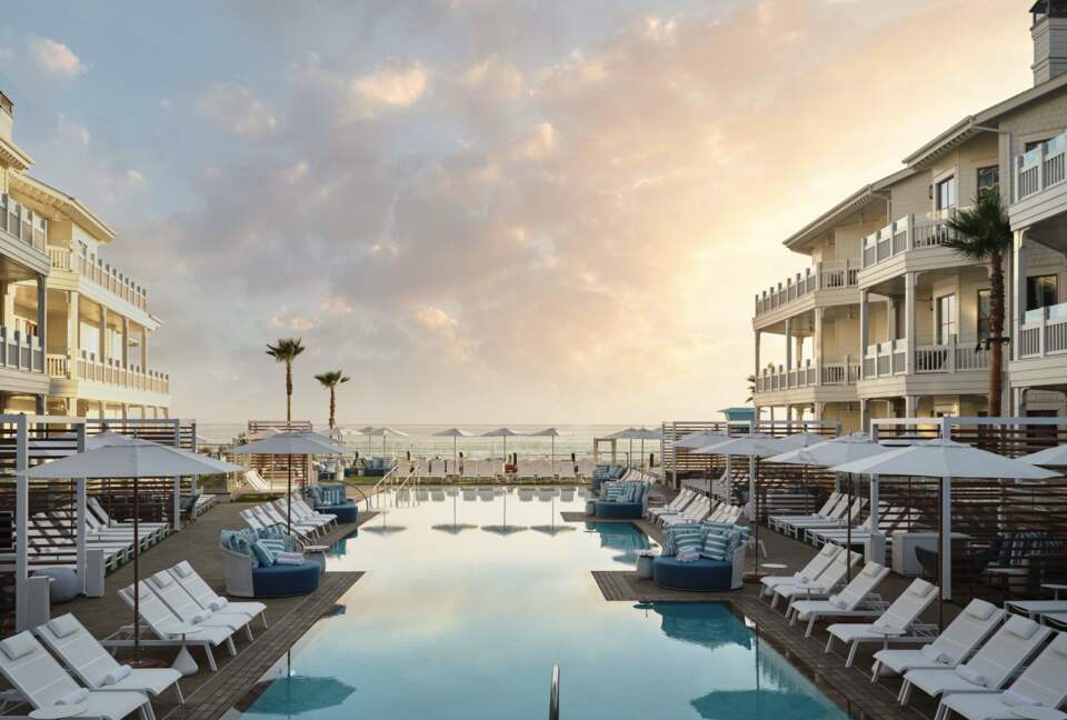 View from the oceanfront pool