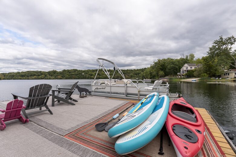 Gorgeous Lakefront Home w/ Private Beach & Dock - Monroe, New York