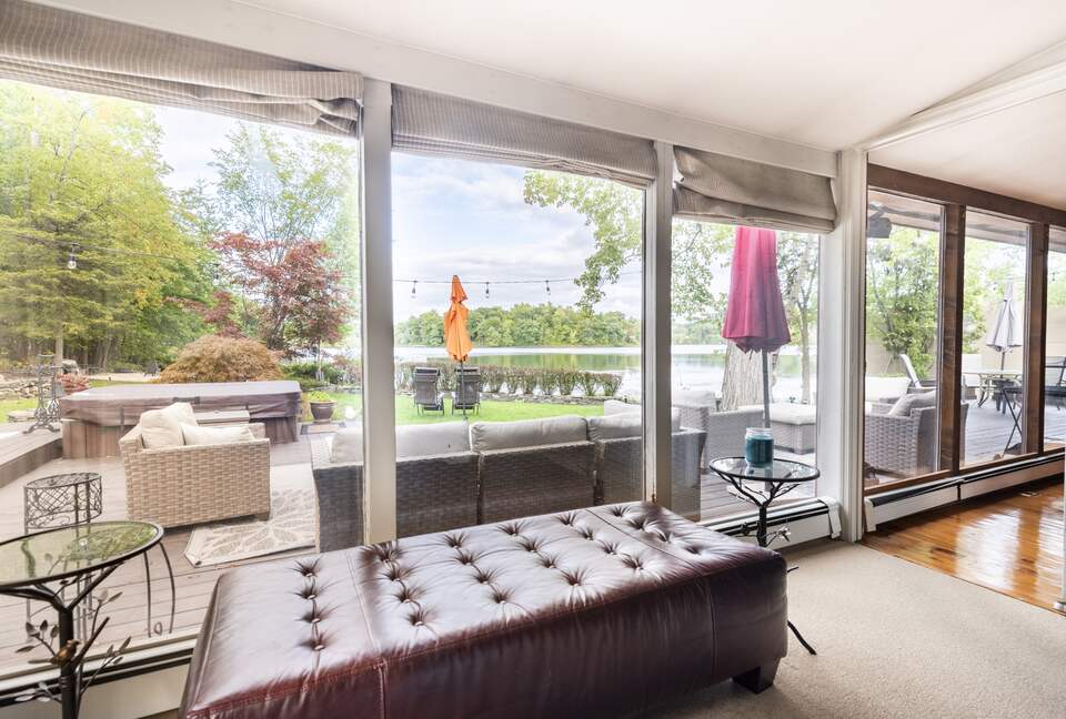 Gorgeous Lakefront Home w/ Private Beach & Dock - Monroe, New York