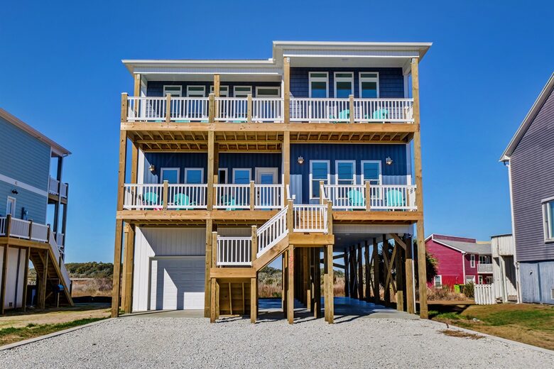 Reunion | Brand New Deluxe Oceanfront | Elevator, Views, BBQ - North Topsail Beach, North Carolina