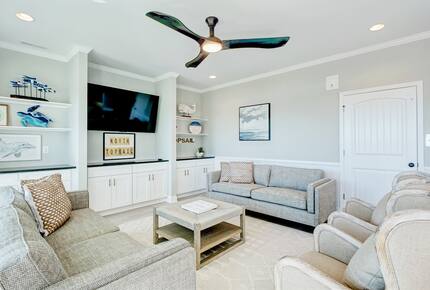 Reunion | Brand New Deluxe Oceanfront | Elevator, Views, BBQ - North Topsail Beach, North Carolina