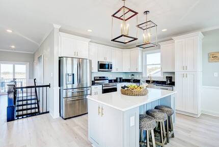 Reunion | Brand New Deluxe Oceanfront | Elevator, Views, BBQ - North Topsail Beach, North Carolina