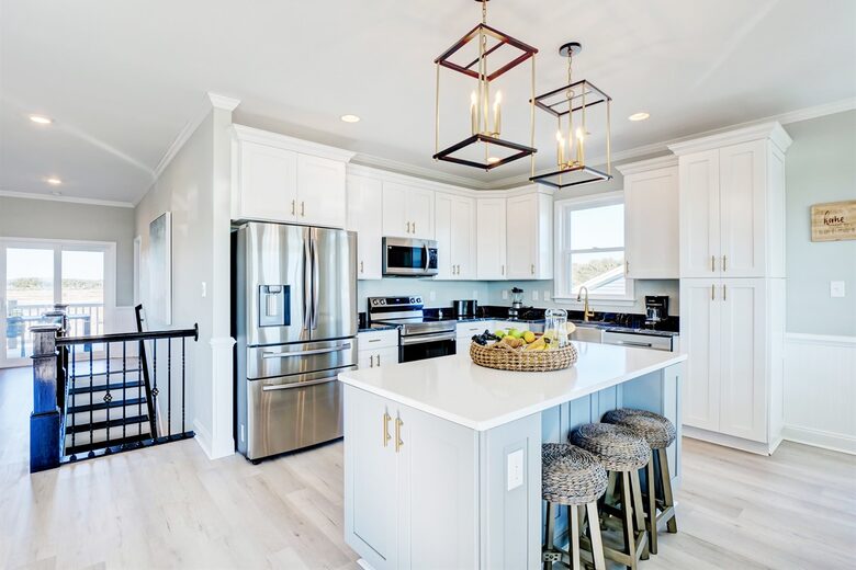 Reunion | Brand New Deluxe Oceanfront | Elevator, Views, BBQ - North Topsail Beach, North Carolina