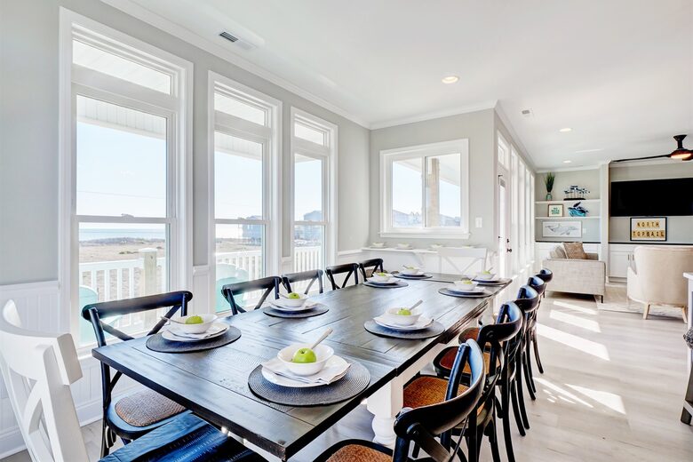 Reunion | Brand New Deluxe Oceanfront | Elevator, Views, BBQ - North Topsail Beach, North Carolina