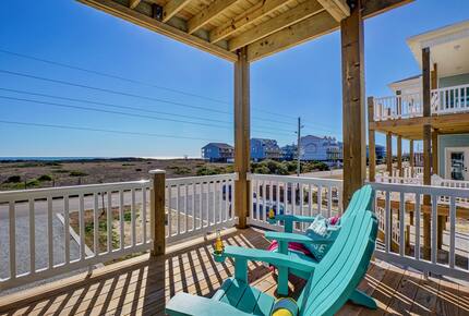 Reunion | Brand New Deluxe Oceanfront | Elevator, Views, BBQ - North Topsail Beach, North Carolina
