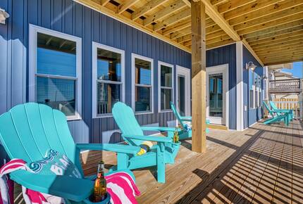 Reunion | Brand New Deluxe Oceanfront | Elevator, Views, BBQ - North Topsail Beach, North Carolina