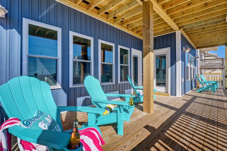 Reunion | Brand New Deluxe Oceanfront | Elevator, Views, BBQ - North Topsail Beach, North Carolina
