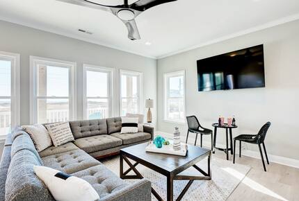 Reunion | Brand New Deluxe Oceanfront | Elevator, Views, BBQ - North Topsail Beach, North Carolina