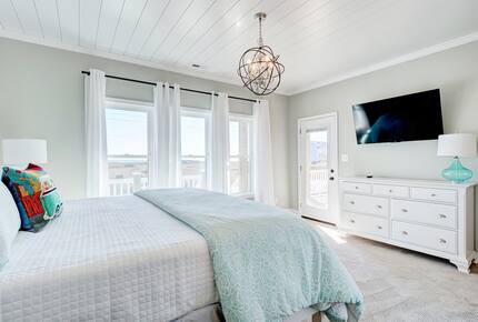 Reunion | Brand New Deluxe Oceanfront | Elevator, Views, BBQ - North Topsail Beach, North Carolina