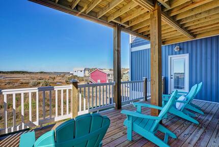Reunion | Brand New Deluxe Oceanfront | Elevator, Views, BBQ - North Topsail Beach, North Carolina