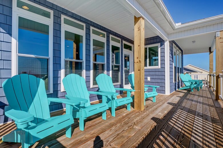 Reunion | Brand New Deluxe Oceanfront | Elevator, Views, BBQ - North Topsail Beach, North Carolina