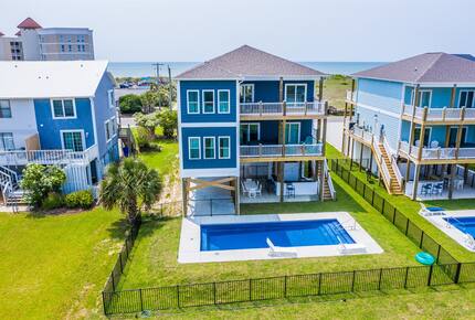 Reunion | Brand New Deluxe Oceanfront | Elevator, Views, BBQ - North Topsail Beach, North Carolina