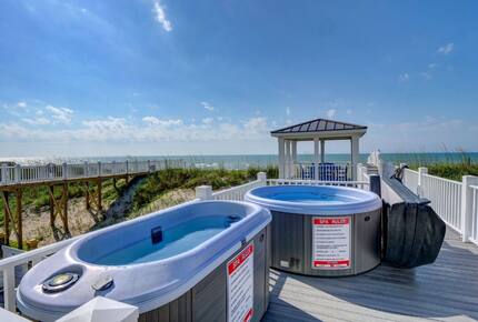 Renew by the Sea (Unit 2) | Oceanfront, Communal Pool, Hot Tubs, Elevator - North Topsail Beach, North Carolina