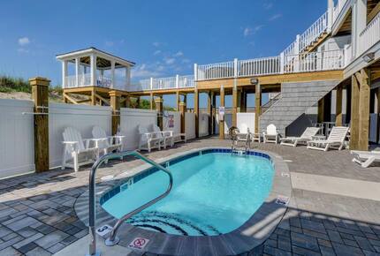 Renew by the Sea (Unit 2) | Oceanfront, Communal Pool, Hot Tubs, Elevator - North Topsail Beach, North Carolina
