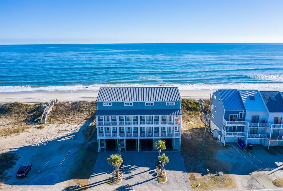 Renew by the Sea (Unit 2) | Oceanfront, Communal Pool, Hot Tubs, Elevator - North Topsail Beach, North Carolina