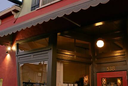 One of the best restaurants (La Posta) 1/2 block away