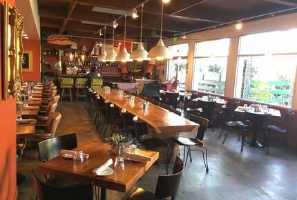 One of the best restaurants (Tramonti) 1/2 block away