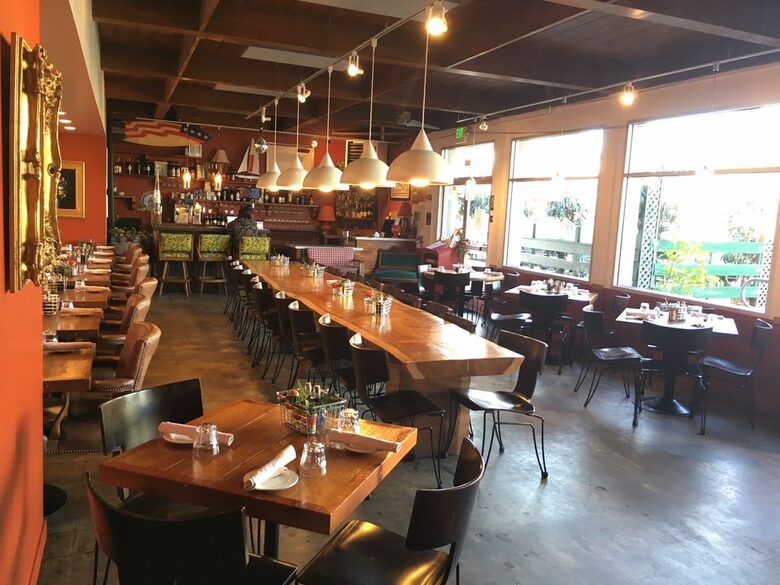 One of the best restaurants (Tramonti) 1/2 block away