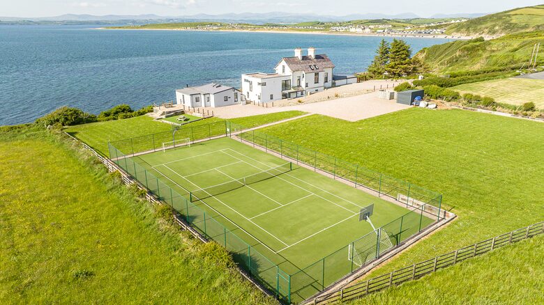 Oceanfront Cliff House with a Tennis Court - Rossnowlagh, Ireland