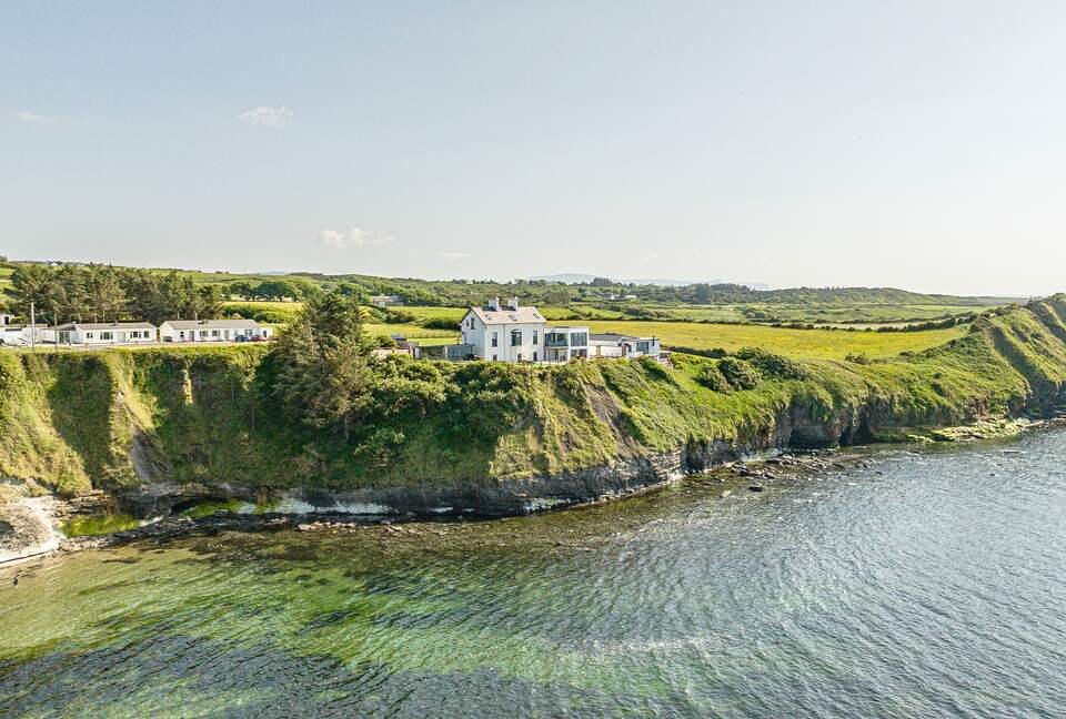 Oceanfront Cliff House with a Tennis Court - Rossnowlagh, Ireland
