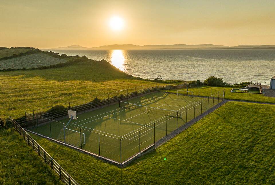Oceanfront Cliff House with a Tennis Court - Rossnowlagh, Ireland