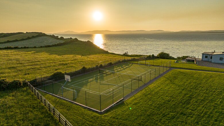 Oceanfront Cliff House with a Tennis Court - Rossnowlagh, Ireland