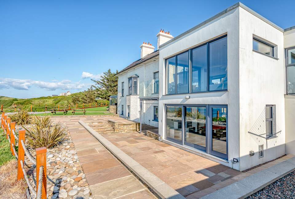 Oceanfront Cliff House with a Tennis Court - Rossnowlagh, Ireland