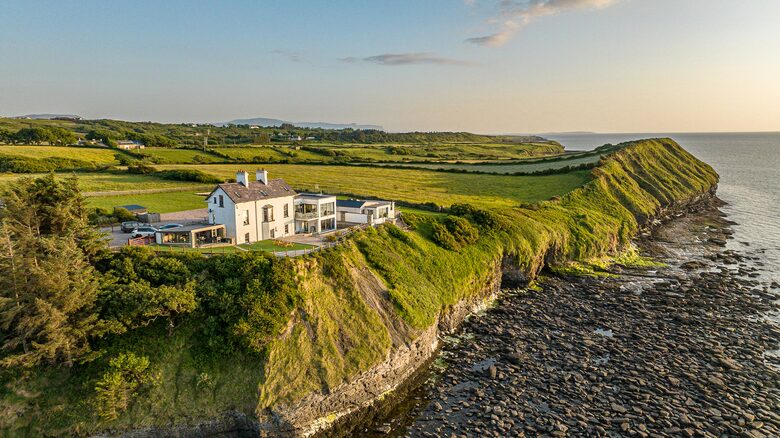 Oceanfront Cliff House with a Tennis Court - Rossnowlagh, Ireland