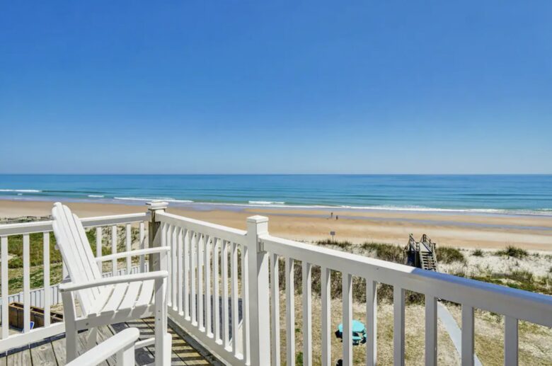 Peachy Views | Beachfront Retreat - North Topsail Beach, North Carolina