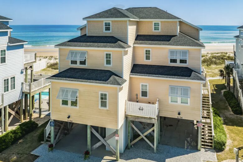 Peachy Views | Beachfront Retreat - North Topsail Beach, North Carolina