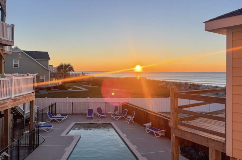 Peachy Views | Beachfront Retreat - North Topsail Beach, North Carolina