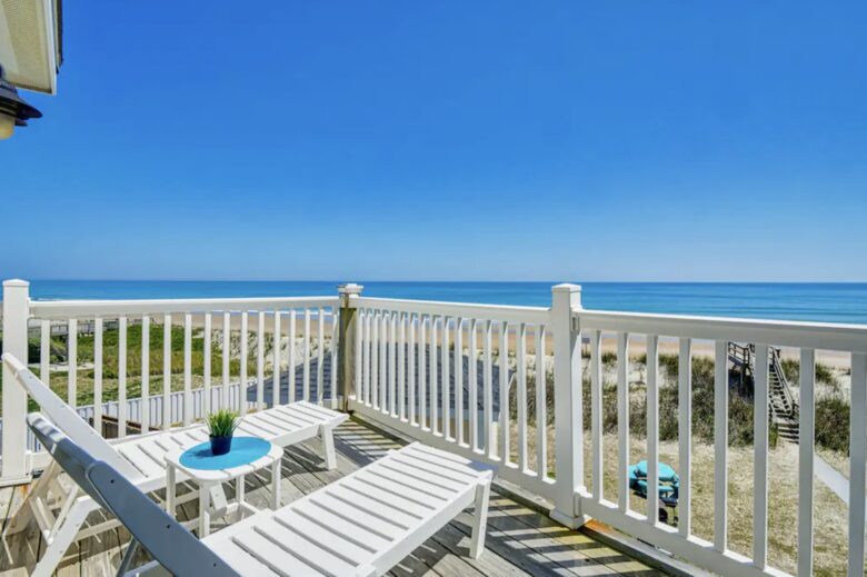 Peachy Views | Beachfront Retreat - North Topsail Beach, North Carolina