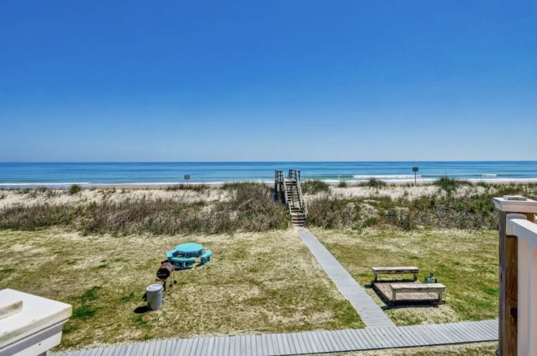 Peachy Views | Beachfront Retreat - North Topsail Beach, North Carolina