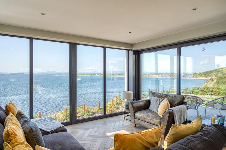 Oceanfront Cliff House with a Tennis Court - Rossnowlagh, Ireland